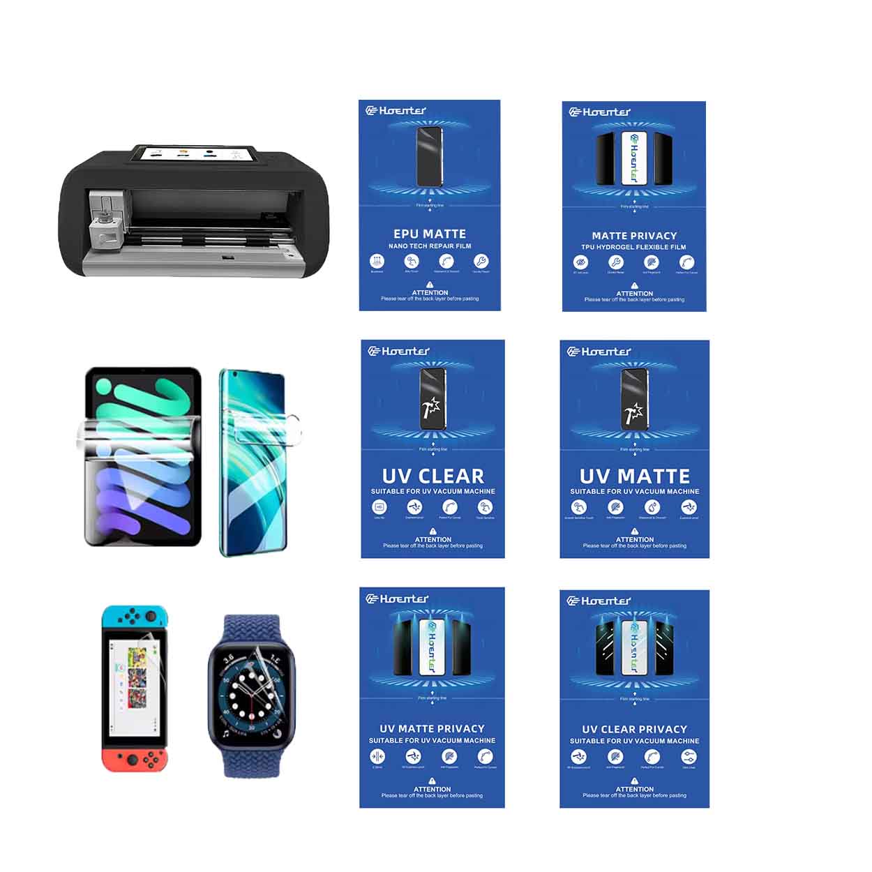 protectores de pantalla para móviles láminas de hidrogel