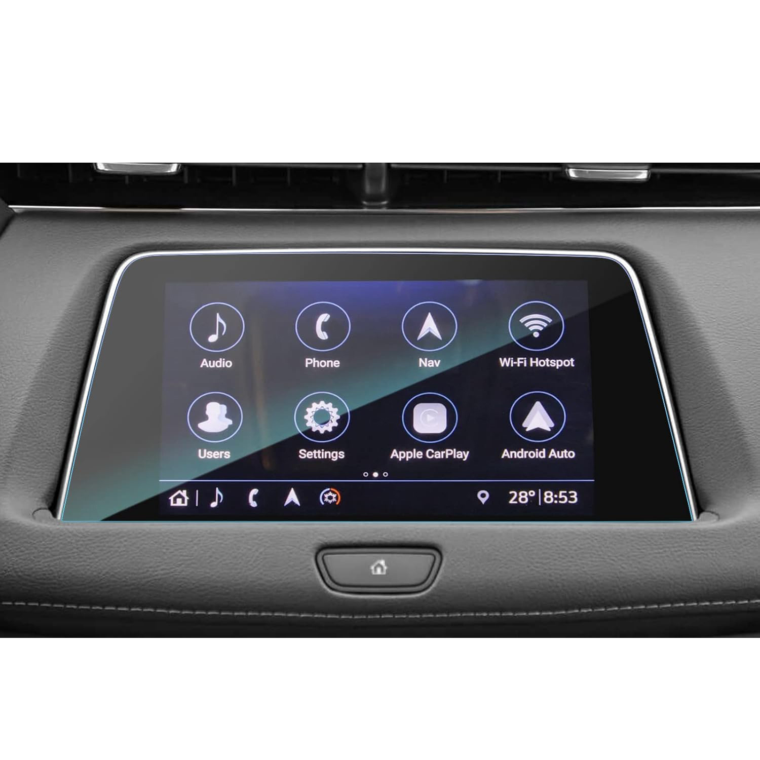 Cadillac XT5 Navigation GPS Tempered Glass 3 H1166d68c2f50490aa6cda2c5bc1203d2M